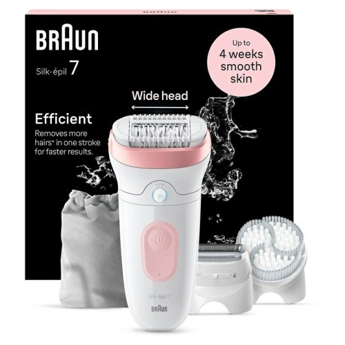 ΑΠΟΤΡΙΧΩΤΙΚΗ ΜΗΧΑΝΗ BRAUN SILK-EPIL SE7-060 ΕΠΑΝΑΦΟΡΤΙΖΟΜΕΝΗ 2ΤΑΧΥΤΗΤΕΣ 5ΕΞΑΡΤΗΜΑΤΑ